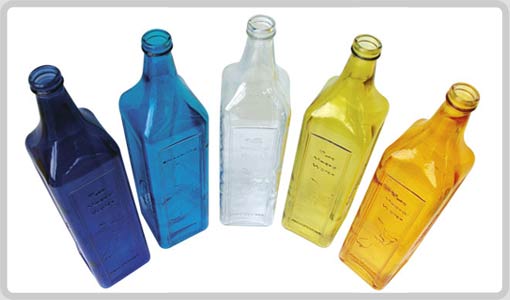 glass bottles